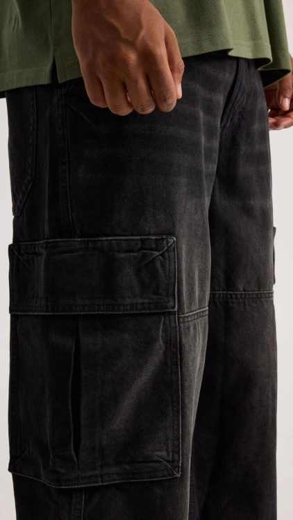 شلوار جین ۶ جیب بگ وارداتی Pull & Bear