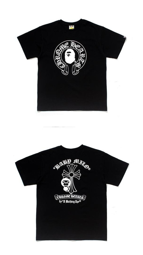 تیشرت باکسی Bape X Chrome hearts